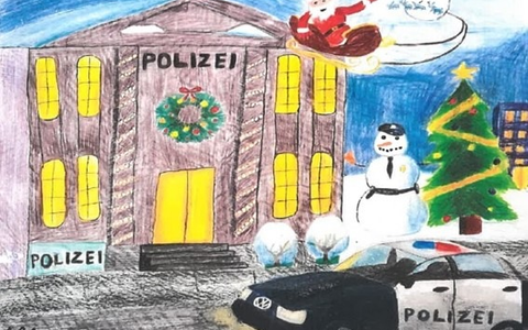 POL-CUX: Die Polizei rettet Weihnachten - Alljährlicher Malwettbewerb der Polizeiinspektion Cuxhaven (Foto im Anhang) - Foto: presseportal.de