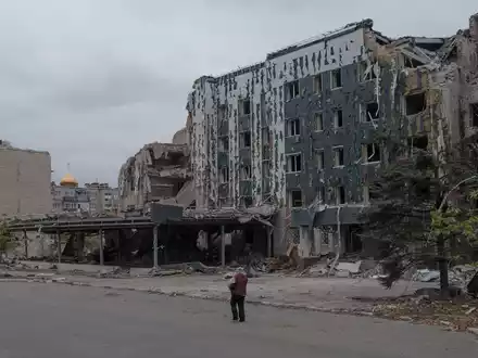 Die ostukrainische Stadt Pokrowsk droht von russischen Truppen erobert zu werden. (Archivbild) - Foto: George Ivanchenko/AP