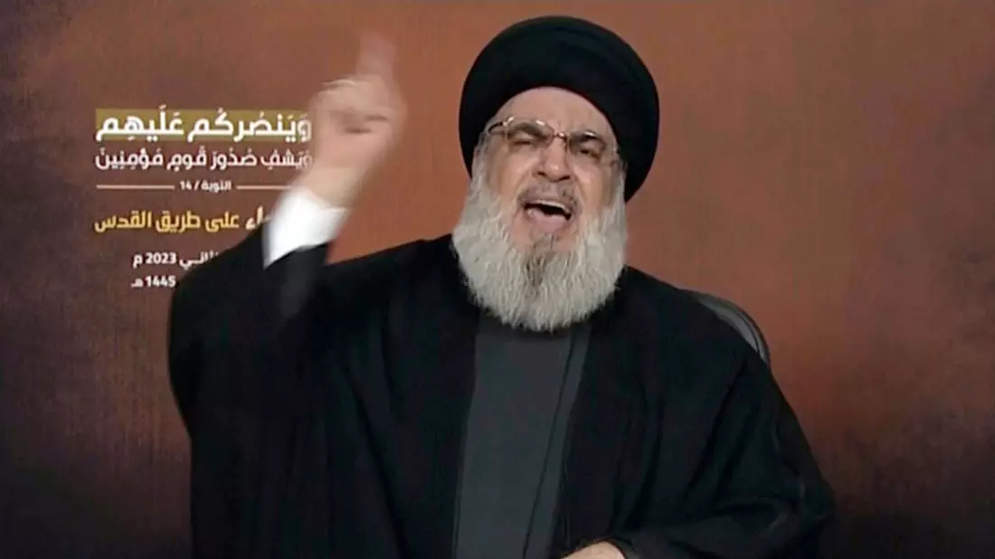 Heute findet die Gedenkveranstaltung für Nasrallah statt. (Archivbild) - Bild: Uncredited/AP/dpa
