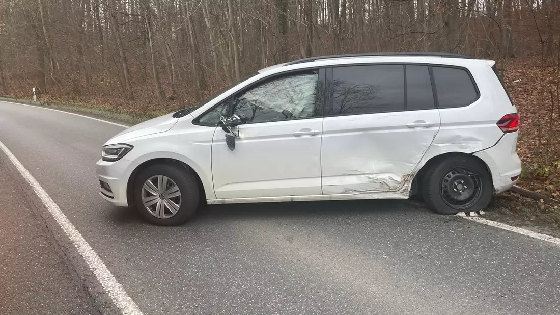 LPI-EF: Schwere Verkehrsunfall auf Autobahnzubringer - Bild: presseportal.de