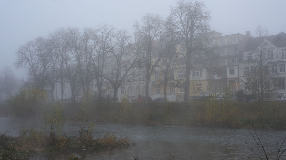 Der Nebel hält sich zäh am Wochenende (Archivbild) - Foto: Thomas Frey/dpa