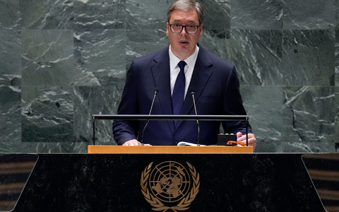 Kosovo macht Serbien für eine Explosion an einem Wasserkanal verantwortlich. Serbiens Staatspräsident Aleksandar Vucic weist dies zurück. (Archivbild) - Foto: Richard Drew/AP/dpa