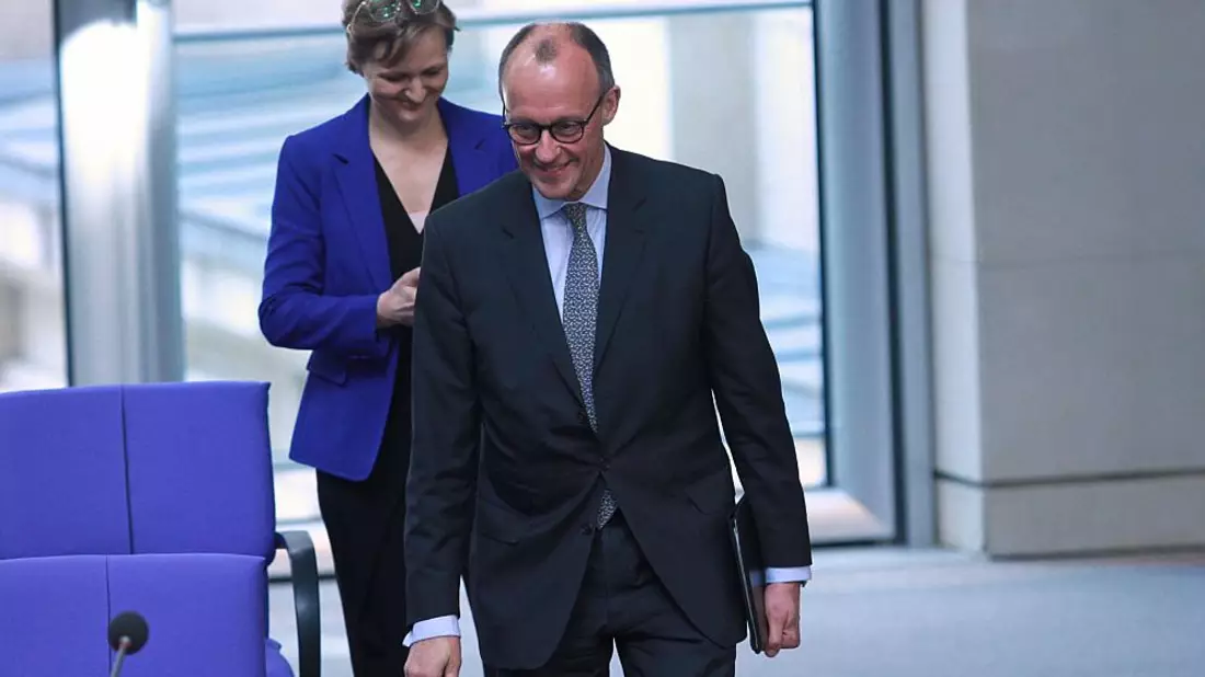 Franziska Brantner und Friedrich Merz (Archiv) - Bild: über dts Nachrichtenagentur