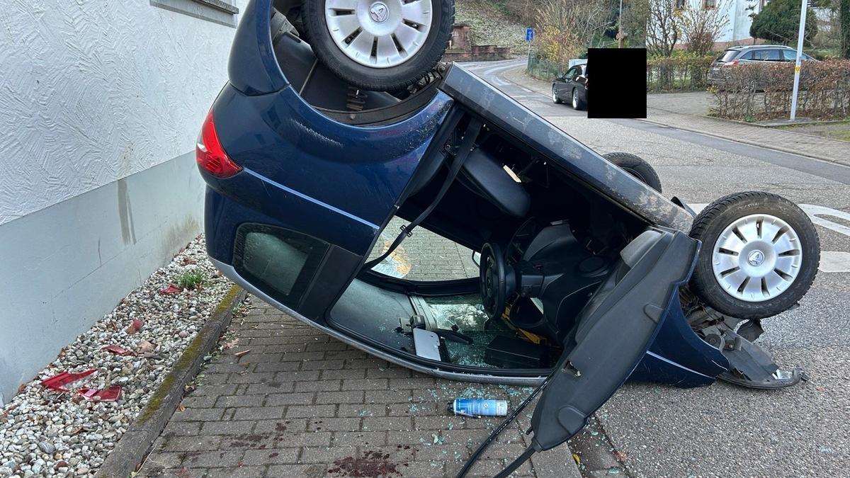 POL-PDLD: Annweiler - Auf dem Dach gelandet - Foto: presseportal.de