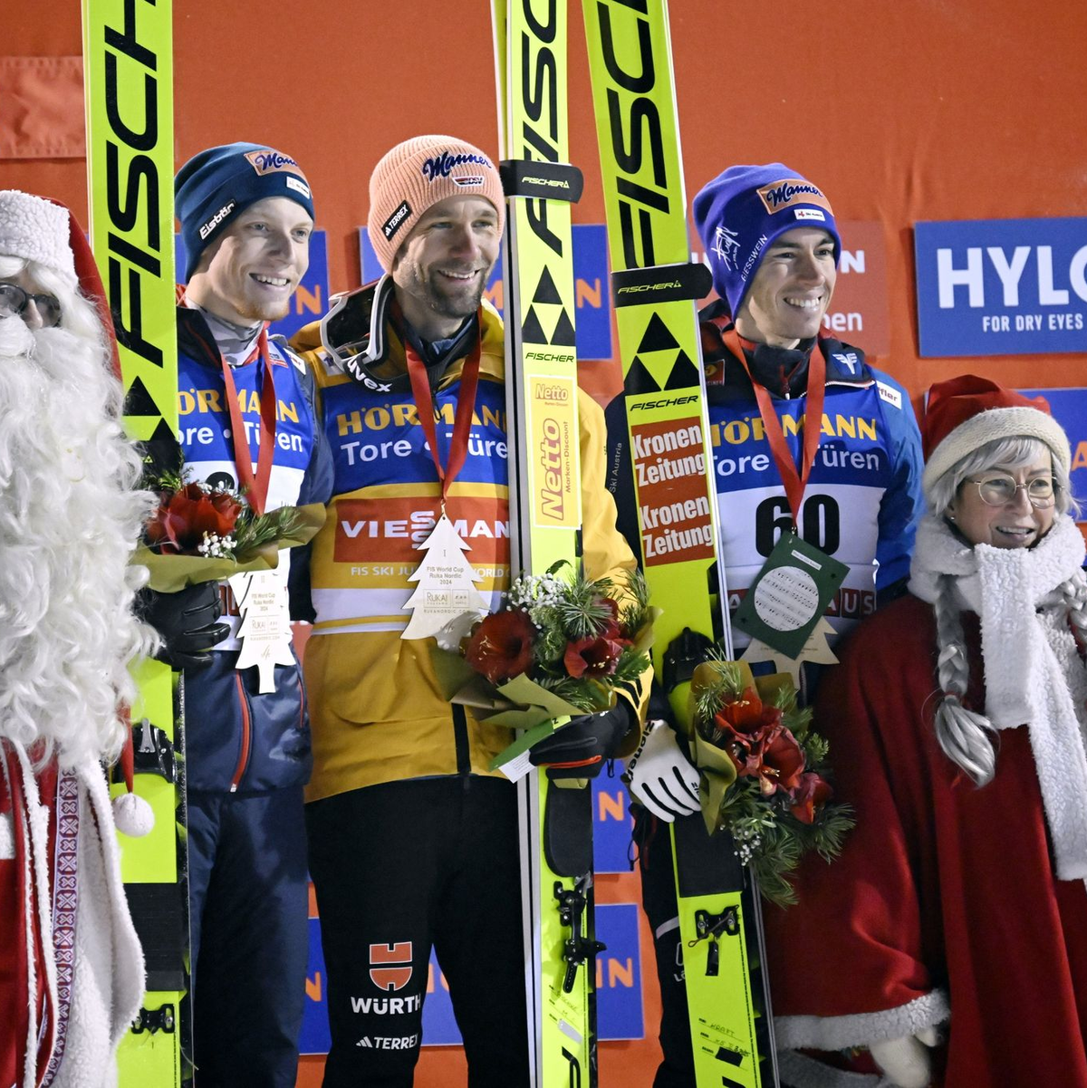 Besonderes Podest-Foto: Pius Paschke hat derzeit viel Grund zur Freude. - Foto: Markku Ulander/Lehtikuva/dpa