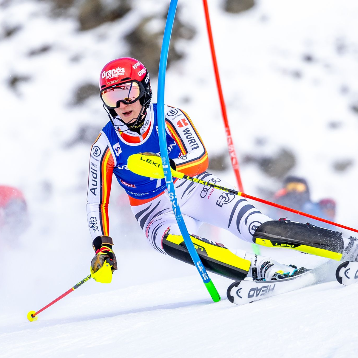 Lena Dürr ist knapp am Podest von Killington vorbeigeschrammt. - Foto: Expa/Johann Groder/APA/dpa