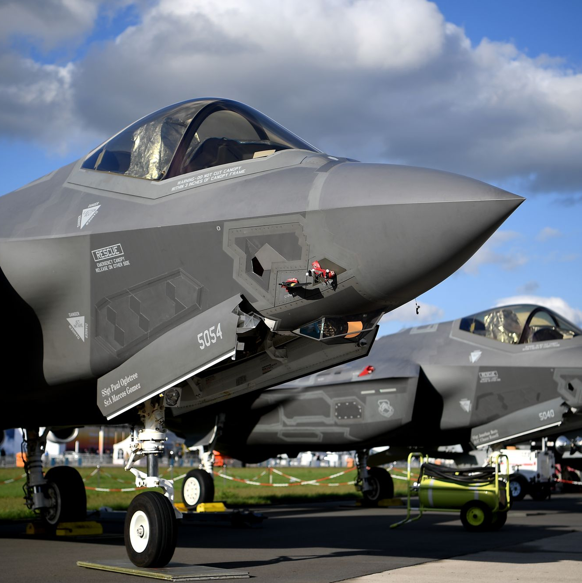 Der US-Konzern Lockheed Martin, der unter anderem die F-35-Kampfjets herstellt, bleibt das größte Rüstungsunternehmen der Erde. (Archivbild) - Foto: Britta Pedersen/dpa-Zentralbild/dpa