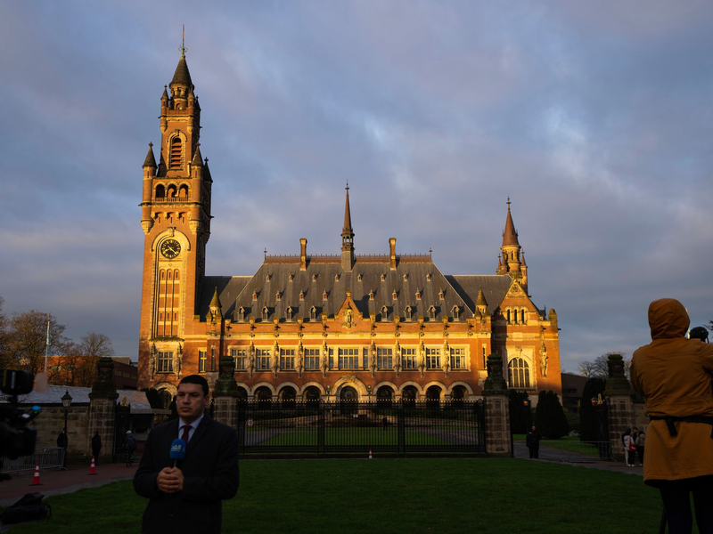 Friedenspalast, Sitz des höchsten Gerichtes der Vereinten Nationen in Den Haag.  - Foto: Peter Dejong/AP/dpa