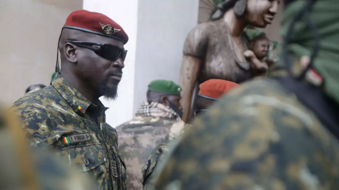 Das Spiel war Teil einer Kampagne der Militärjunta unter Führung von Doumbouya. - Bild: Sunday Alamba/AP/dpa