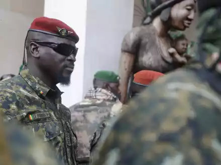 Das Spiel war Teil einer Kampagne der Militärjunta unter Führung von Doumbouya. - Foto: Sunday Alamba/AP/dpa