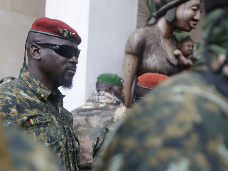 Das Spiel war Teil einer Kampagne der Militärjunta unter Führung von Doumbouya. - Foto: Sunday Alamba/AP/dpa