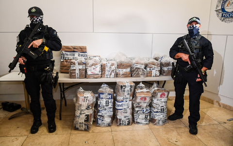 Die Polizei nahm elf Verdächtige fest (Foto aktuell). - Foto: Jono Searle/AAP/dpa