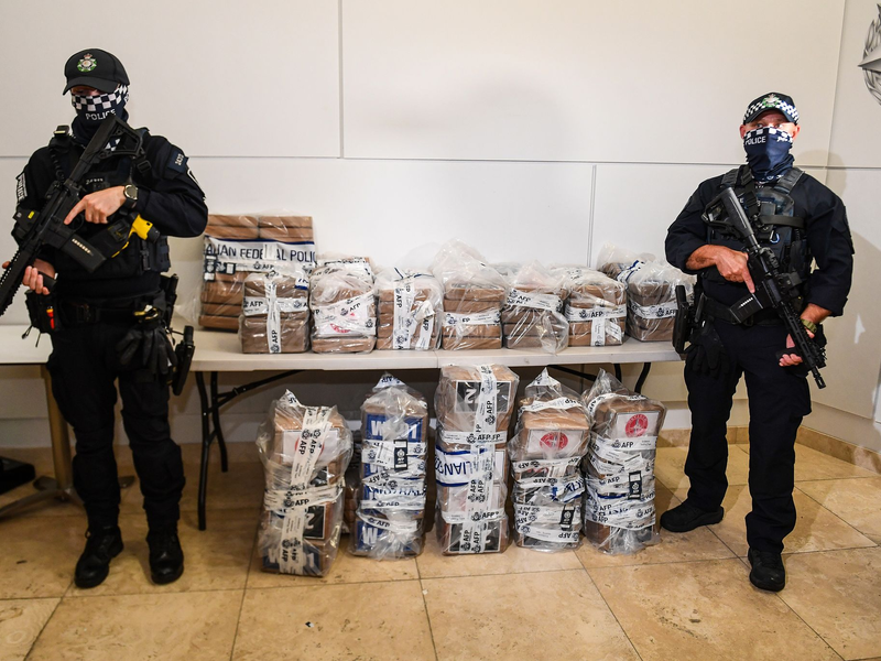 Die Polizei nahm elf Verdächtige fest (Foto aktuell). - Foto: Jono Searle/AAP/dpa