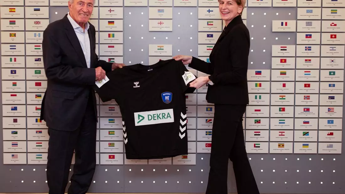 DEKRA ist Offizieller Schiedsrichter-Partner bei den kommenden Handball-Weltmeisterschaften- Frauen- und Männerturniere bis mindestens 2027 - Bild: presseportal.de