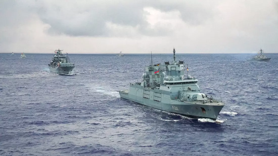Auftrag erfüllt! Deutsche Marine beendet Indo-Pacific Deployment 2024 - Bild: presseportal.de