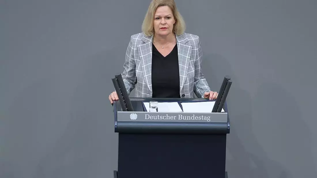 Nancy Faeser (Archiv) - Bild: über dts Nachrichtenagentur