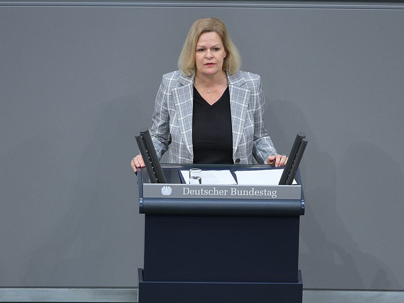 Nancy Faeser (Archiv) - Foto: über dts Nachrichtenagentur