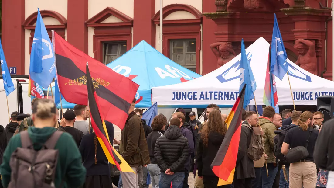 Die AfD will sich von ihrer Nachwuchsorganisation «Junge Alternative» trennen. (Archivbild) - Bild: Thomas Frey/dpa