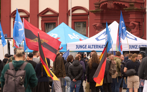 Die AfD will sich von ihrer Nachwuchsorganisation «Junge Alternative» trennen. (Archivbild) - Foto: Thomas Frey/dpa