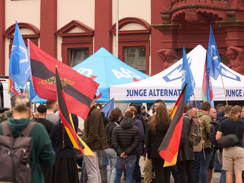 Die AfD will sich von ihrer Nachwuchsorganisation «Junge Alternative» trennen. (Archivbild) - Foto: Thomas Frey/dpa