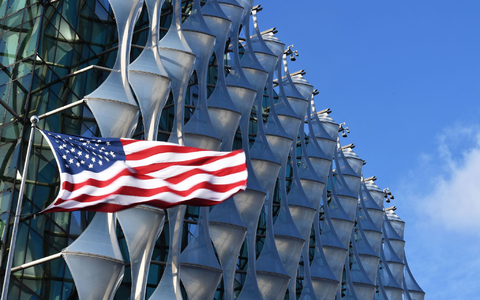 Wenn es nach Trump geht, soll ein GeschÀftsmann aus Arkansas in der US-Botschaft in London das Sagen haben. (Archivbild) - Foto: John Stillwell/PA Wire/dpa Wenn es nach Trump geht, soll ein GeschÀftsmann aus Arkansas in der US-Botschaft in London das Sagen haben. (Archivbild) - Foto: John Stillwell/PA Wire/dpa