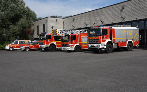 FW Dinslaken: Frontalzusammenstoß auf der BAB3 - Foto: presseportal.de