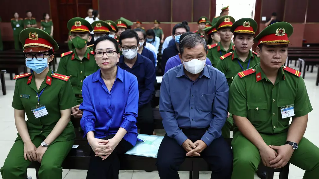 Truong My Lan war im April zum Tode verurteilt worden - in Vietnam keine Seltenheit. - Bild: Tran Quynh/VNExpress/AP/dpa