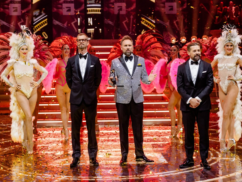 Joko Winterscheidt Steven Gätjen Klaas Heufer-Umlauf Joko und Klaas gegen ProSieben 2024.2 - Foto: Joyn/Nadine Rupp, presseportal.de