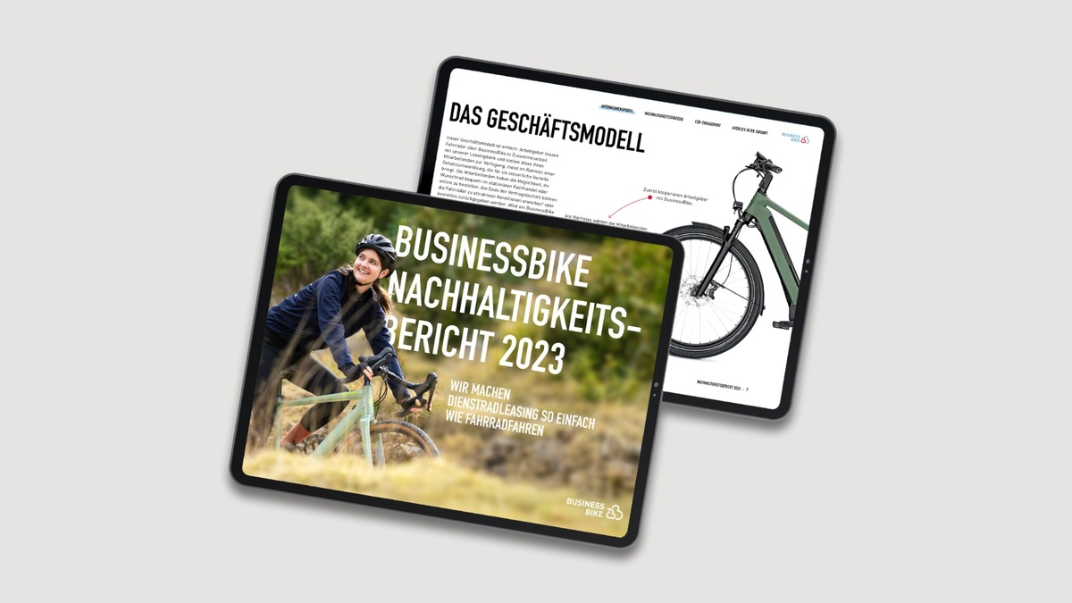 Verantwortung und Transparenz im Fokus: BusinessBike veröffentlicht ersten Nachhaltigkeitsbericht - Foto: presseportal.de