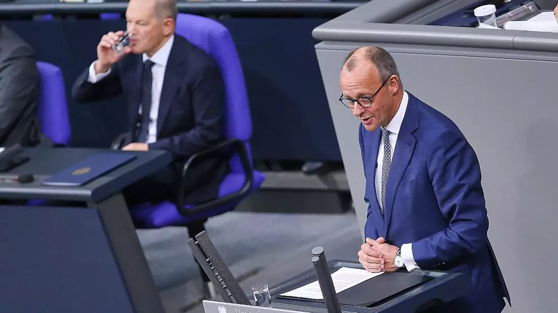 Olaf Scholz und Friedrich Merz (Archiv) - Bild: über dts Nachrichtenagentur