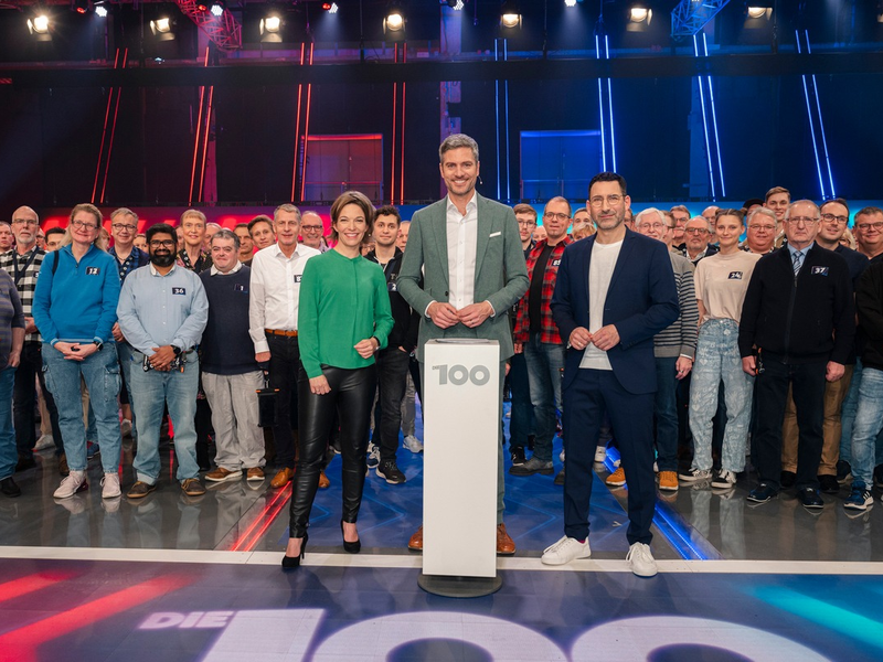 Putin, Trump, Weltunordnung - Muss Deutschland kriegstüchtig werden? Ingo Zamperoni fragt nach in Die 100 - Foto: presseportal.de