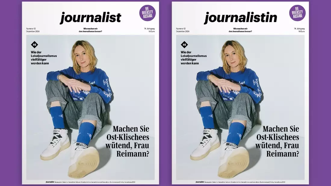 Marieke Reimann im journalist: Der Osten ist kein Zoo - Bild: presseportal.de