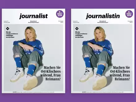 Marieke Reimann im journalist: Der Osten ist kein Zoo - Foto: presseportal.de