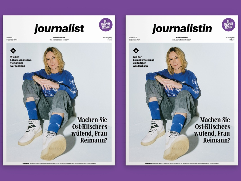 Marieke Reimann im journalist: Der Osten ist kein Zoo - Foto: presseportal.de