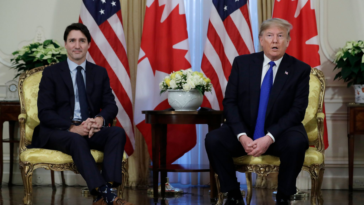 Trump hat Kanada mit hohen Einfuhrzöllen bei Amtsantritt gedroht. (Archivbild) - Foto: Evan Vucci/AP/dpa