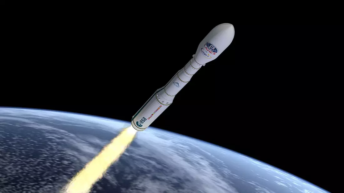 Für die Esa ist die Rakete Vega C essenziell für Europas Zugang zum All. (Handout) - Bild: ESA/dpa