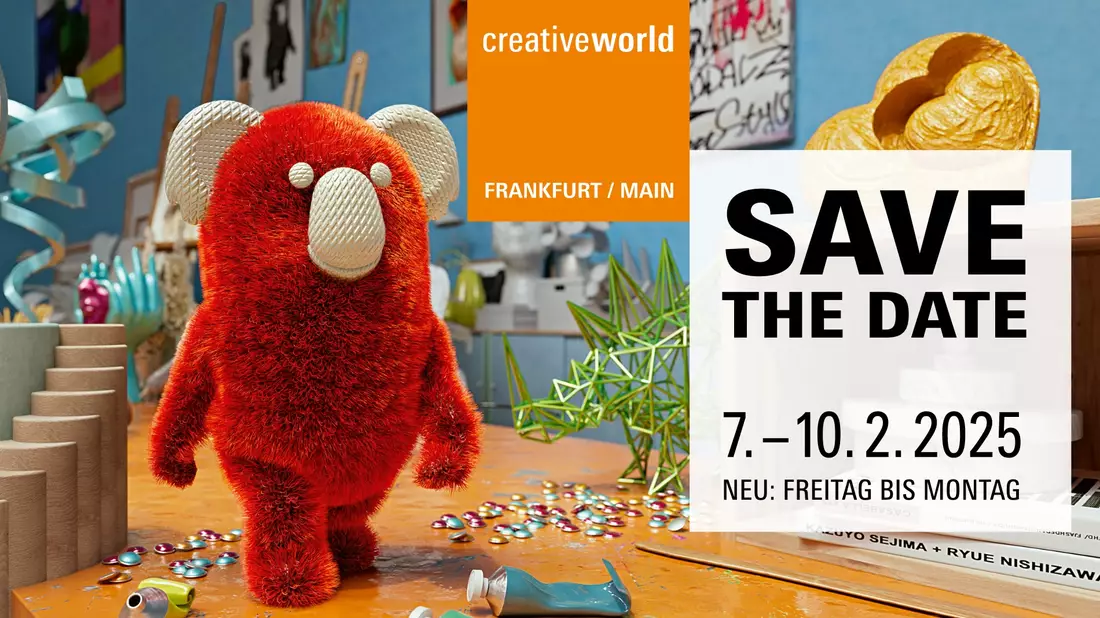 Creativeworld 2025 - Bild: Messe Frankfurt über pressetext.de