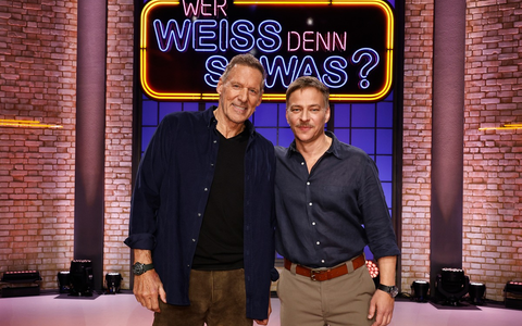 Hollywood-Stars bei Wer weiß denn sowas? / Tom Wlaschiha spielt gegen Ralf Moeller / Das Wissensquiz vom 9. bis 13. Dezember 2024, um 18:00 Uhr im Ersten - Foto: presseportal.de
