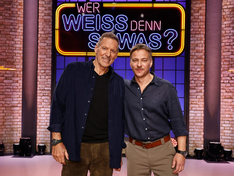 Hollywood-Stars bei Wer weiß denn sowas? / Tom Wlaschiha spielt gegen Ralf Moeller / Das Wissensquiz vom 9. bis 13. Dezember 2024, um 18:00 Uhr im Ersten - Foto: presseportal.de