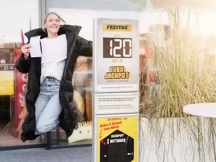 MEGA-Jackpot 120 Millionen - die siebte Runde / Die Eurojackpot-Jagd geht weiter: Rekordsumme mit 28 Millionen im zweiten Rang - Foto: presseportal.de