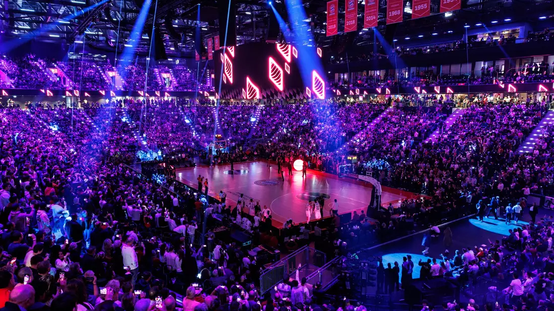 Der Deutsche Basketball Bund bewirbt sich mit dem SAP Garden um eine Vorrunde bei der Basketball-EM 2029. - Bild: Matthias Balk/dpa