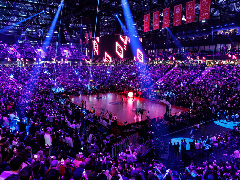 Der Deutsche Basketball Bund bewirbt sich mit dem SAP Garden um eine Vorrunde bei der Basketball-EM 2029. - Foto: Matthias Balk/dpa