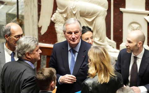 Michel Barniers Regierung ist erst knapp drei Monate im Amt. - Foto: Michel Euler/AP/dpa