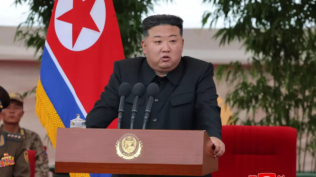 Es gilt als Ziel Nordkoreas, nuklear bestückbare Geschosse zu entwickeln, die auch die USA erreichen können. (Archivbild) - Bild: Uncredited/KCNA via KNS via AP/dpa