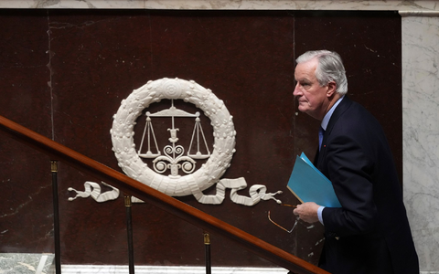 Barnier muss nach nur wenigen Monaten im Amt seinen Rücktritt einreichen. - Foto: Michel Euler/AP/dpa