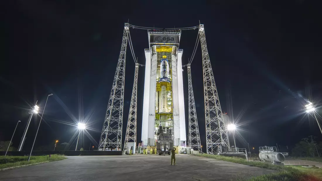 Für die Esa ist die Rakete Vega C essenziell für Europas Zugang zum All. (Handout) - Bild: M. Pédoussaut/Esa/dpa
