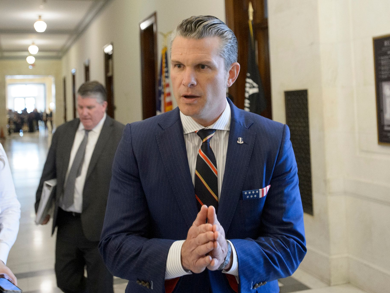 Hegseth: «Wir werden kämpfen wie die Hölle.» - Foto: Rod Lamkey/FR172078/AP