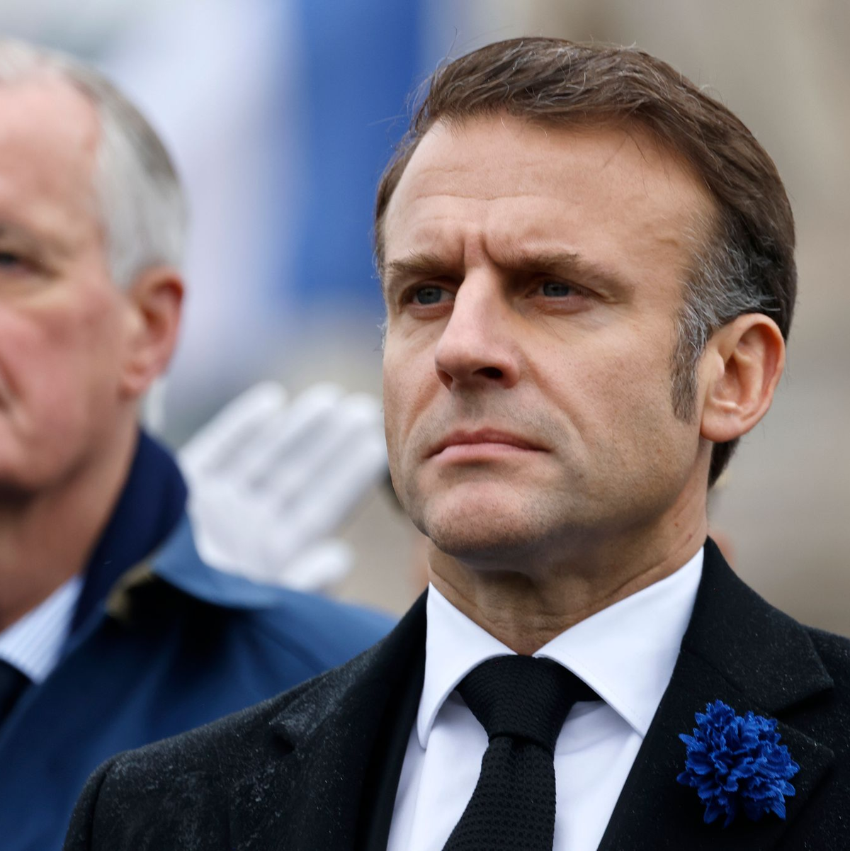 Präsident Macron gerät in der politischen Krise zunehmend unter Druck (Archivbild). - Foto: Ludovic Marin/POOL AFP/AP/dpa