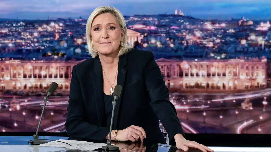 Die Rechtsnationale Marine Le Pen will bei der nächsten Präsidentschaftswahl erneut kandidieren. - Bild: Stephane de Sakutin/POOL AFP/AP/dpa
