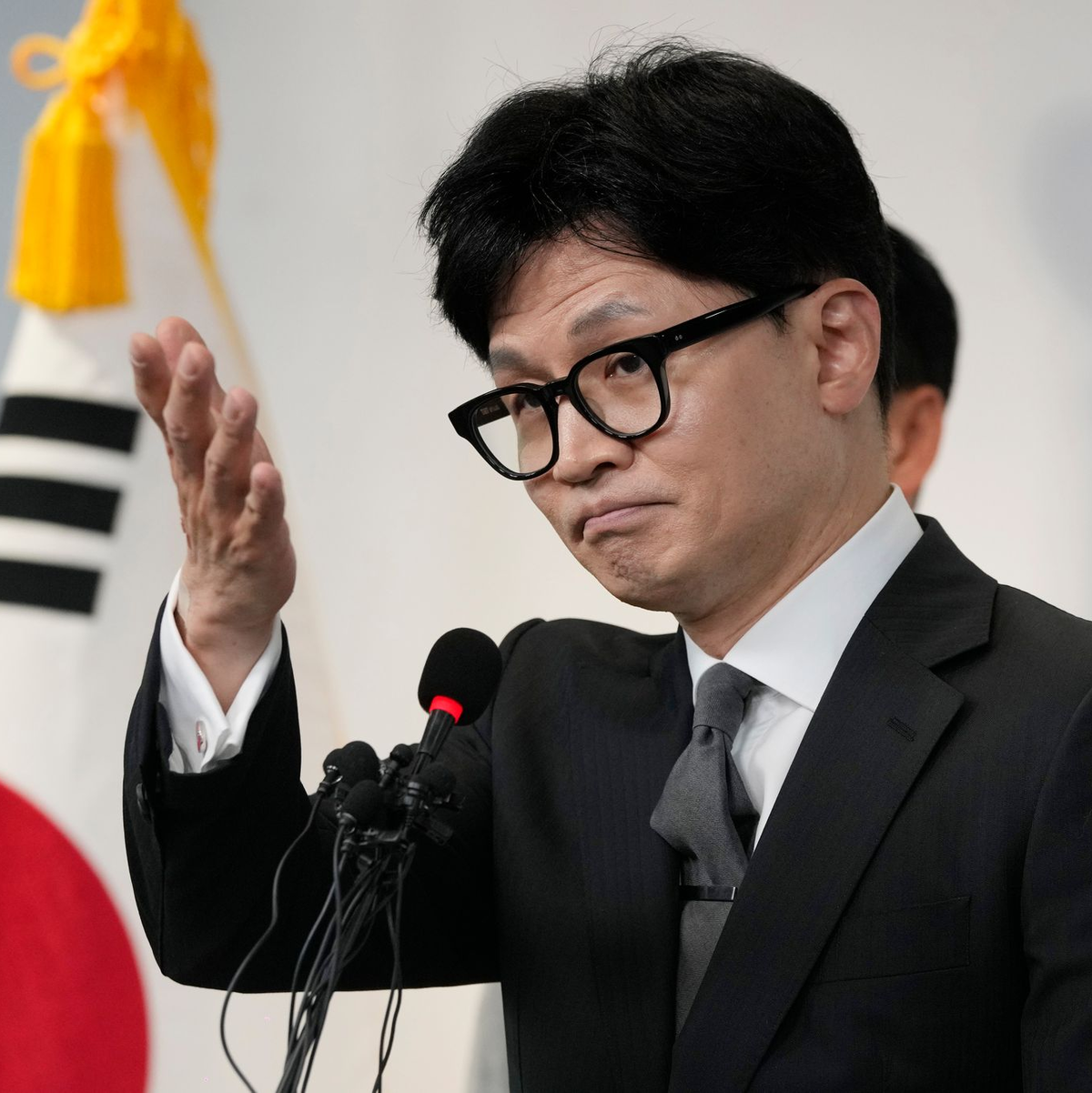 Han Dong Hoon, Vorsitzender der Regierungspartei, übt Druck auf Präsident Yoon aus. (Archivfoto) - Foto: Ahn Young-joon/AP